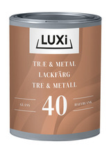 Lackfärg V-40 Mellangrå 0,75 L Luxi